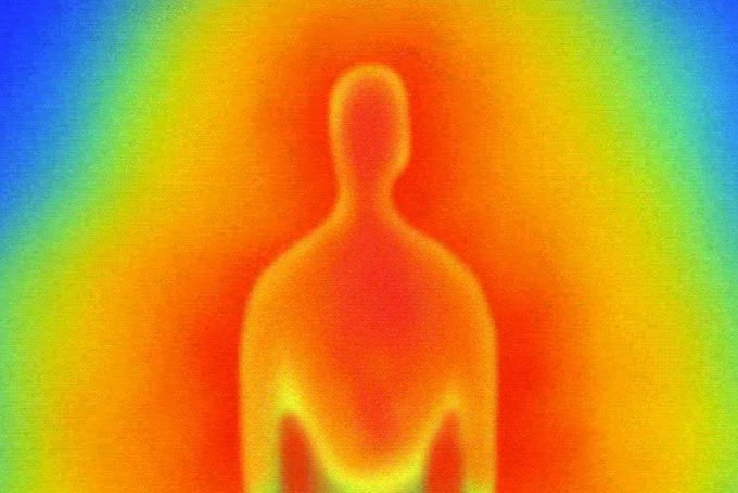 Our bodies, machines, and buildings emit a lot of heat.