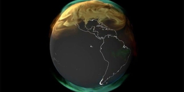 nasa shocking video shows carbon clouds surrounding earth 128225