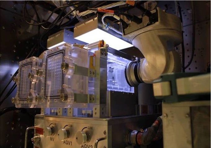 Aquatic habitat (AQH) at a facility of the Japan Aerospace Exploration Agency