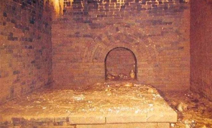 The tomb, though not large, contains countless gold and precious gems.