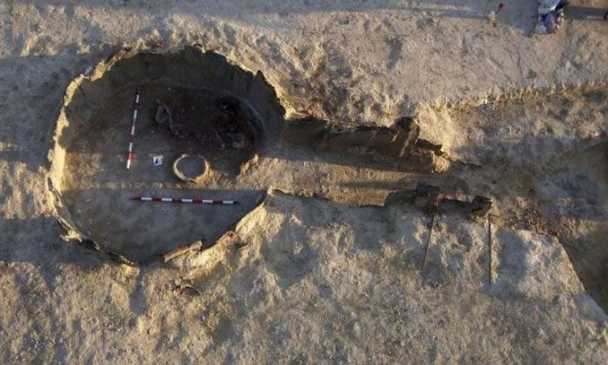 The tomb containing the remains of the Ivory Lady.