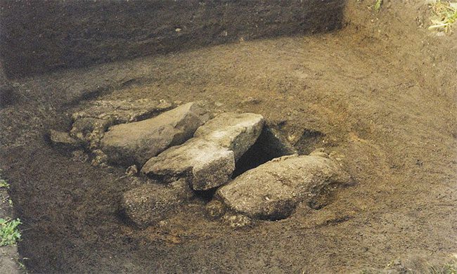 The 2,000-year-old tomb on Bryher Island.