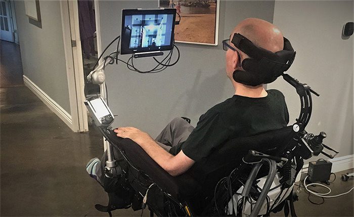 This software allows users to move around their homes independently