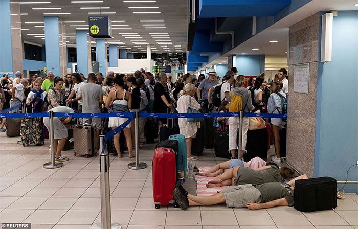 According to reports from the Greek government, over 19,000 people have been evacuated from Rhodes.