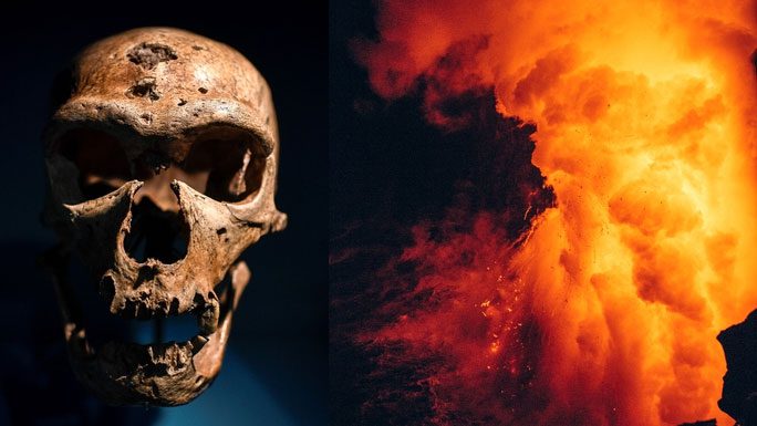 Neanderthals could have faced tragedy due to the simultaneous impact of the supervolcano