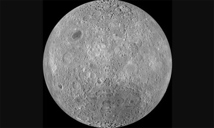 NASA's Lunar Reconnaissance Orbiter captures the far side of the Moon.