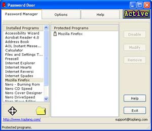 password door