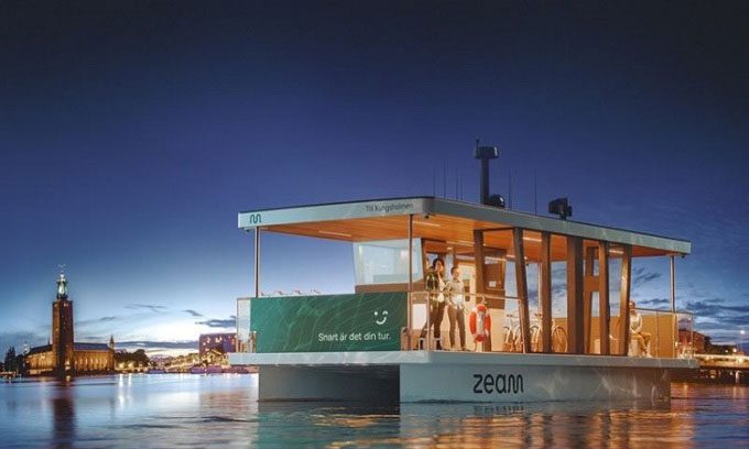 The autonomous electric ferry operated by Torghatten AS.
