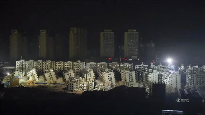 Explosives serve only as a catalyst in the demolition process.