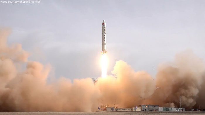 Rocket launch using coal-based fuel