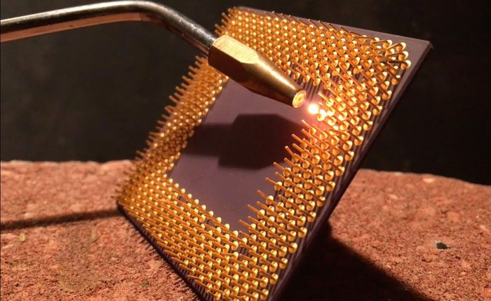 The gold plating method is used in electronics and defense technology.