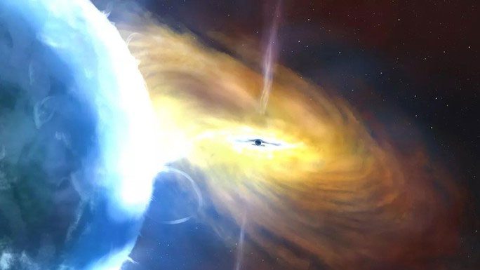 Graphic depiction of how the fiery ball appeared