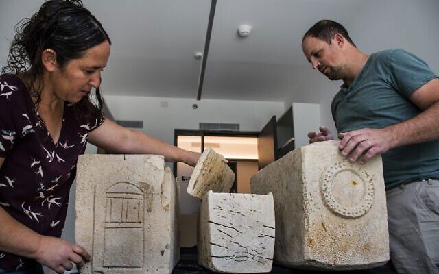 Israel discovers ancient coffins in a cave.