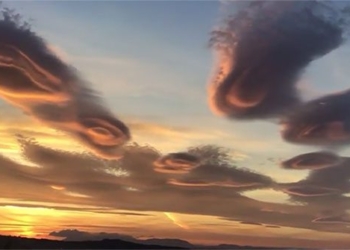 rare moment of a plane appearing in the sky 127681