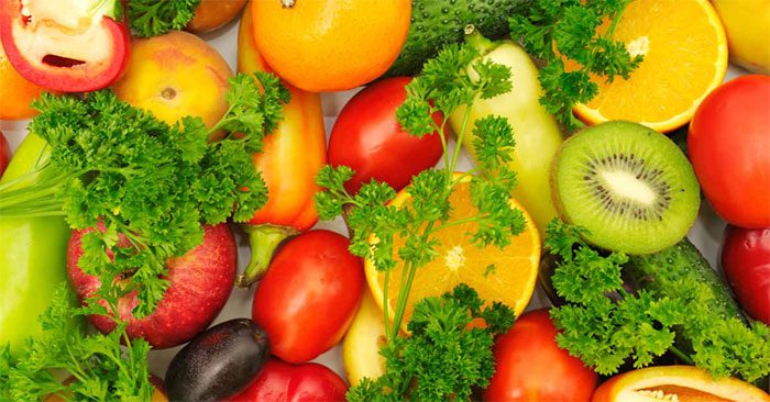 A diet with colorful fruits and vegetables can improve visual range.