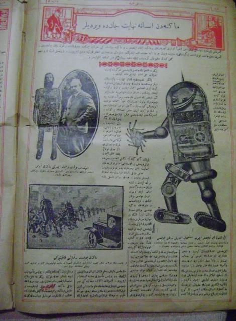  A Turkish article about the Occultus robot 