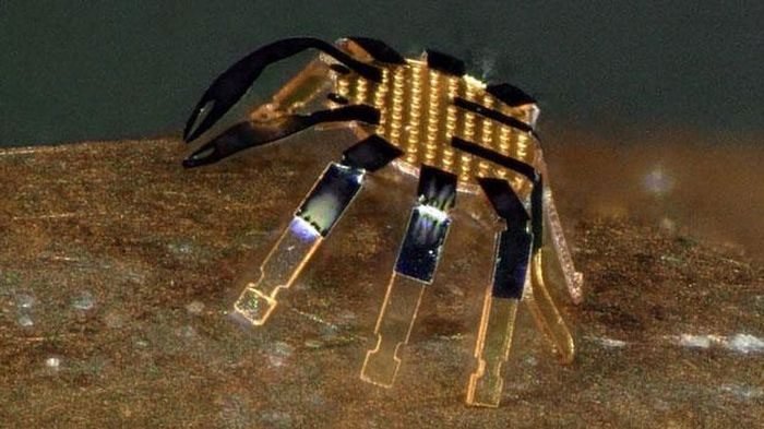 This super robot is modeled after a small crab