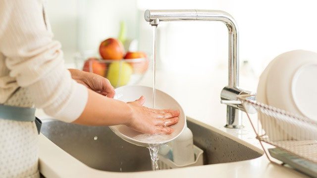 Washing dishes is often not considered exercise.