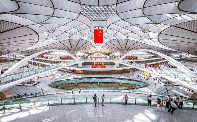 Unique dome of the airport.