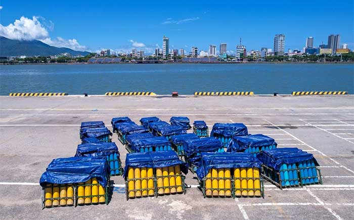 The fireworks area is located at Han River Port