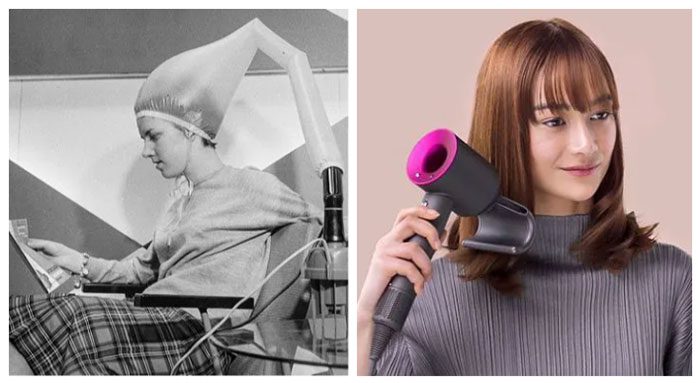 This hair dryer looks very different now