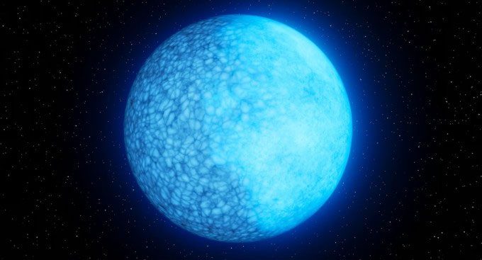Simulation of the white dwarf Janus.