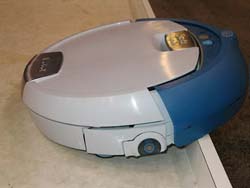 Scooba - robot that can vacuum, wash, and dry floors simultaneously