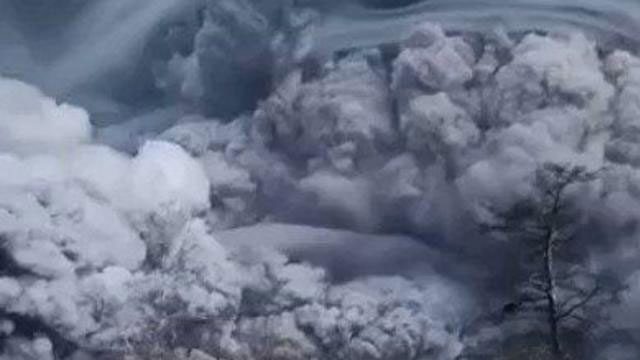 Satellite monitoring devices have confirmed ash reaching 20 kilometers in the atmosphere.