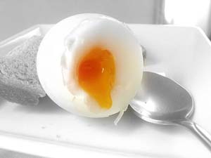 Soft-boiled eggs