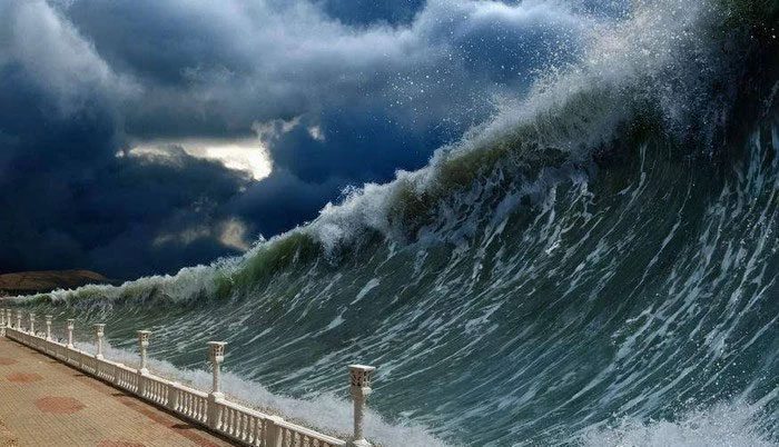 Sea levels would rise more than 60 m if all glaciers on Earth melted.