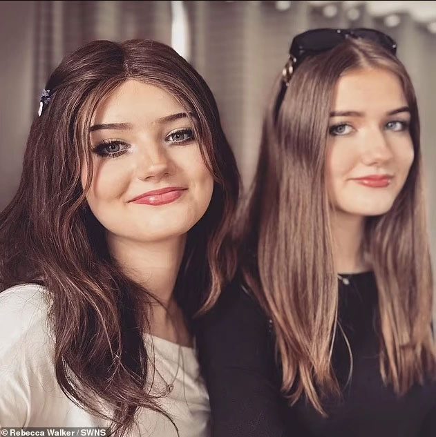 Sophie (left) and Megan (right) are twin sisters.