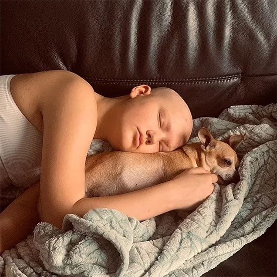 Sophie has undergone numerous treatments, sometimes improving but also relapsing.