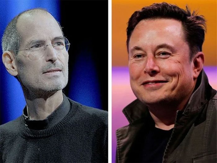 Steve Jobs and Elon Musk.