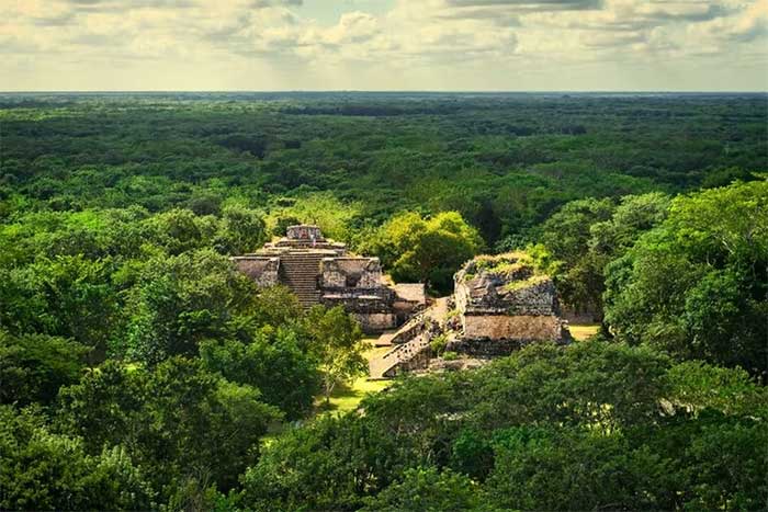 This place is known as the forgotten land of the Maya.