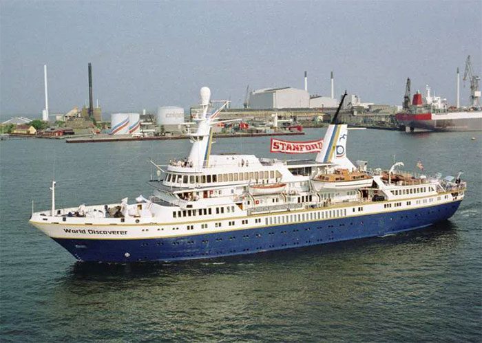 MS World Discoverer was built as a cruise ship