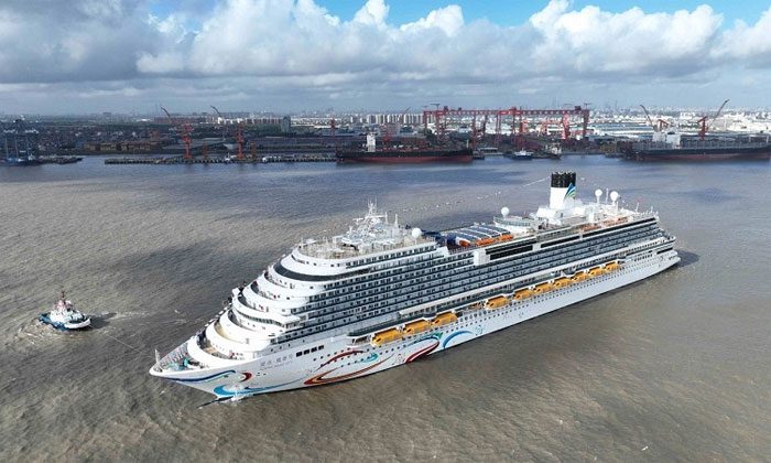 The cruise ship passed a series of inspections after leaving the dry dock on June 6