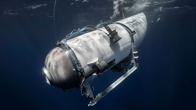 Titan submersible carrying 5 people missing in the Atlantic Ocean