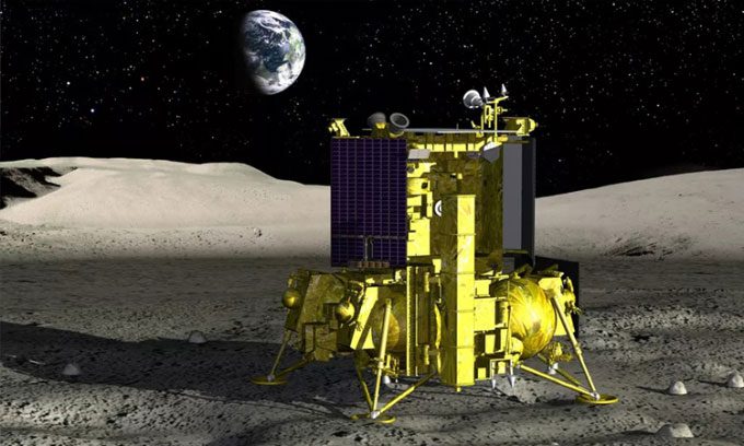 Luna-25 lunar probe.