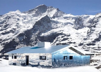 the curious house can change shape according to the landscape and weather in switzerland 128041