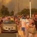 the summer day in greece hundreds of people and animals everywhere are saved from disaster 128826