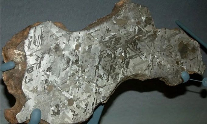 Meteorite sample in Diablo Canyon.