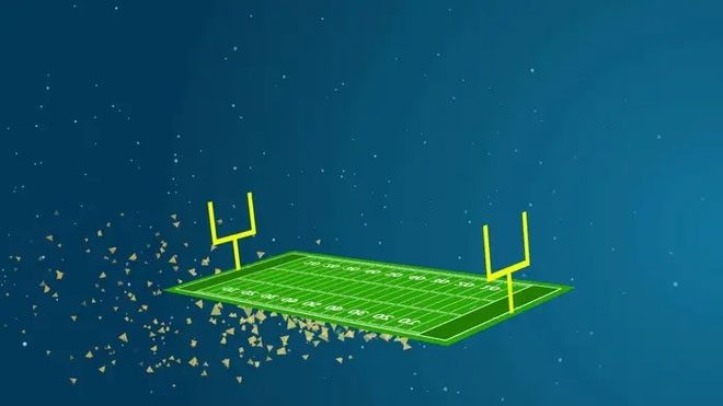 Meteorite the size of a football field (about 7000 m²)