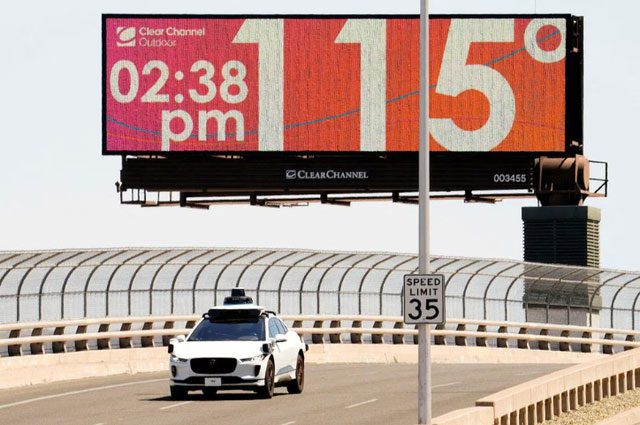 The massive heat dome is causing extreme heat warnings.