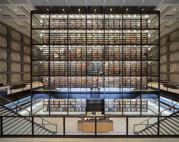 Beinecke Library houses over one million books