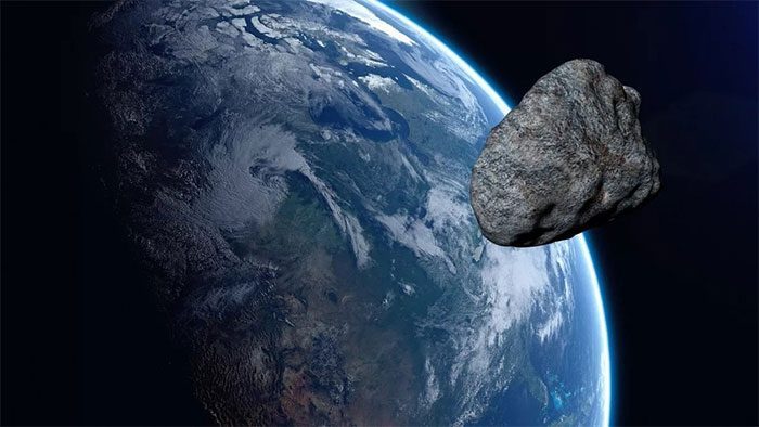 Asteroids continuously pass by Earth