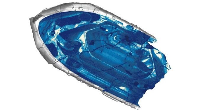 Zircon crystals formed just 160 million years after the Solar System.