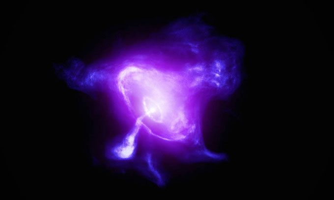 Crab Nebula NGC 1952 captured by IXPE satellite.