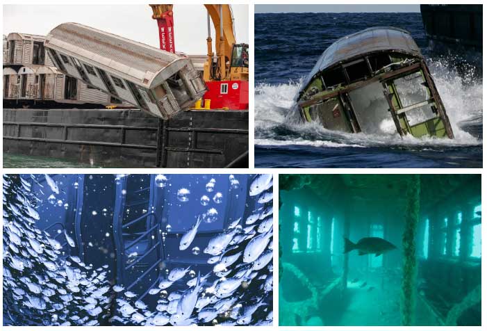 These subway cars will act as benign structures