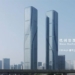 tower 280m high with flowing patterns in china 127576