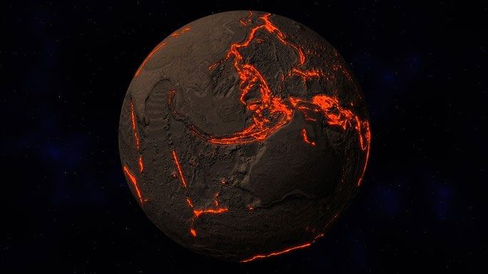 Earth 3.2 billion years ago